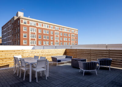 Hatch Montgomery Ward patio renovation - commercial renovation, Sioux City Iowa