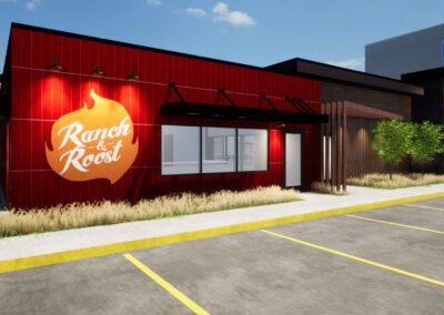 Big Lost Meadery concept - commercial architecture and mixed-use design