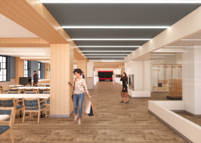 VA canteen services kitchen interior - veterans healthcare food service design