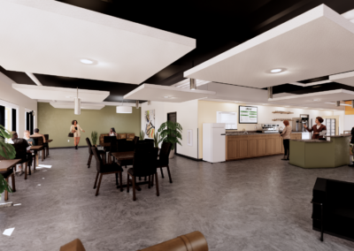Jitters café design plan - commercial architecture and retail renovation