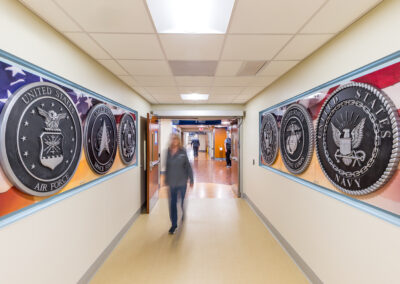 VA Columbia ward renovation detail - VA medical center design, Missouri