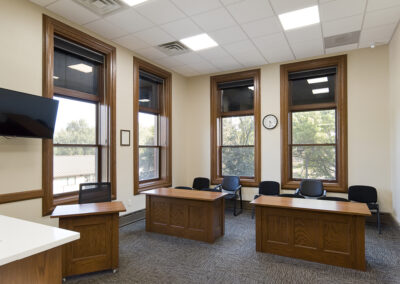 Plymouth County Courthouse renovation detail - historic landmark renovation