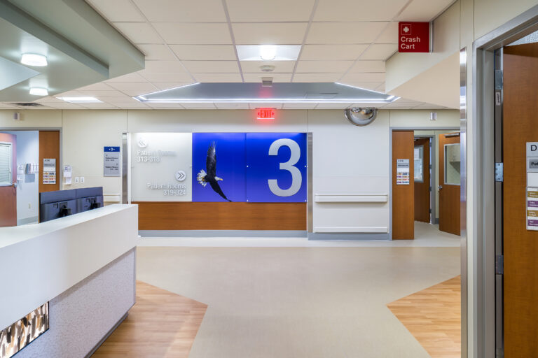 VA Columbia medical ward patient room - VA healthcare facility design, Columbia Missouri