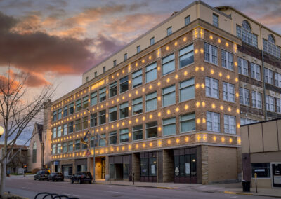Motor Mart Commerce Building historic - commercial building renovation, Sioux City Iowa