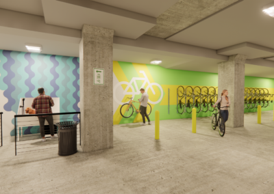 Benson Building adaptive reuse rendering - historic building renovation design