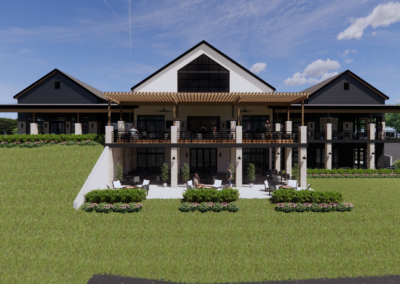Brookings Country Club clubhouse rendering - country club design and club development, Brookings SD