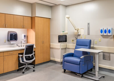 VA Columbia ward renovation patient room - medical office design, Columbia MO