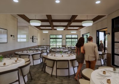 Brookings Country Club renovation rendering - golf clubhouse design and hospitality architecture, Brookings SD