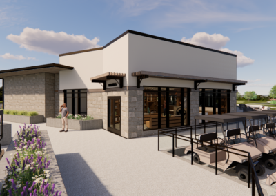 Elmwood Golf Course Clubhouse space - private club hospitality design, Sioux Falls South Dakota