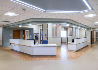 VA Columbia relocated ward interior - veterans healthcare design, Columbia MO