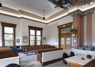 Plymouth County Courthouse interior renovation - historic restoration design