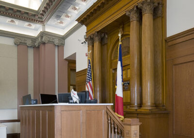 Plymouth County Courthouse window detail - historic building renovation, Le Mars