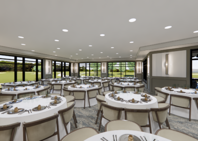 Elmwood Golf Course Clubhouse renovation detail - hospitality architecture, Sioux Falls South Dakota