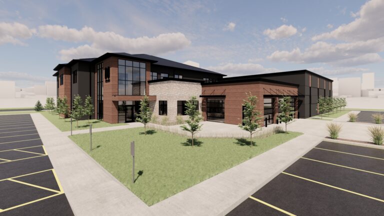 Cuff Links Building renovation - retail design and commercial development, Sioux Falls SD