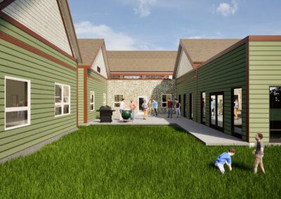 SD Game Fish Parks Outdoor Campus East Archery Expansion Phase 2 rendering Sioux Falls South Dakota Stone Group Architects