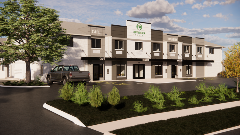 Floyd River Flats commercial renovation - mixed-use development, Sioux City Iowa