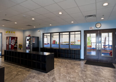 Wings Gymnastics building interior - community recreation, Sioux Falls SD