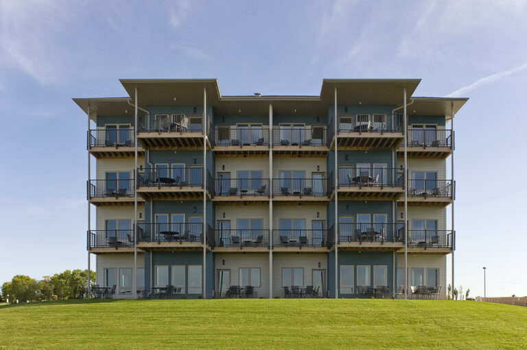 Summerlake Condos exterior - multifamily housing design, Arnold's Park Iowa
