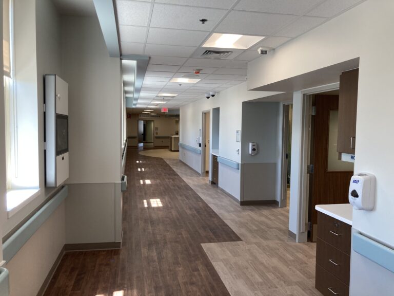 VA Wichita patient privacy remodel interior - VA healthcare facility design, Wichita Kansas