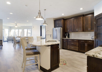 Bayside Condos interior design - housing development architecture, Iowa