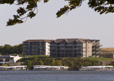 Bayside Condos lakefront condo - housing community design, Arnold's Park Iowa