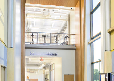 SDSU Wellness Center fitness area - higher education wellness design, Brookings SD