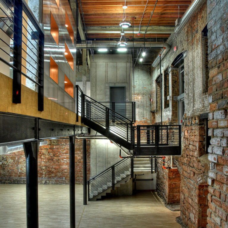 Iowa State University renovation interior - higher education and historic preservation, Sioux City IA