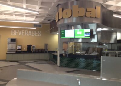 NDSU West Dining Center renovation - higher education architecture, North Dakota