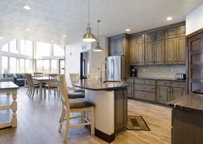 Bayside Condos interior - residential design, Arnold's Park Iowa