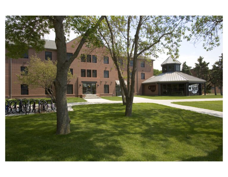 NDSU Bison Court student apartments - higher education housing design, Fargo ND