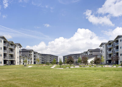 Graystone Apartments exterior view - multifamily residential architecture, South Dakota
