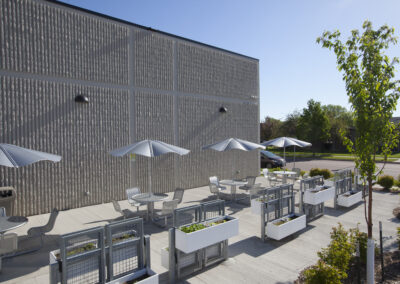 Cass Public Health facility workspace - outdoor design, North Dakota