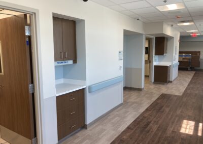 VA patient privacy remodel room design - healthcare architecture, Wichita KS