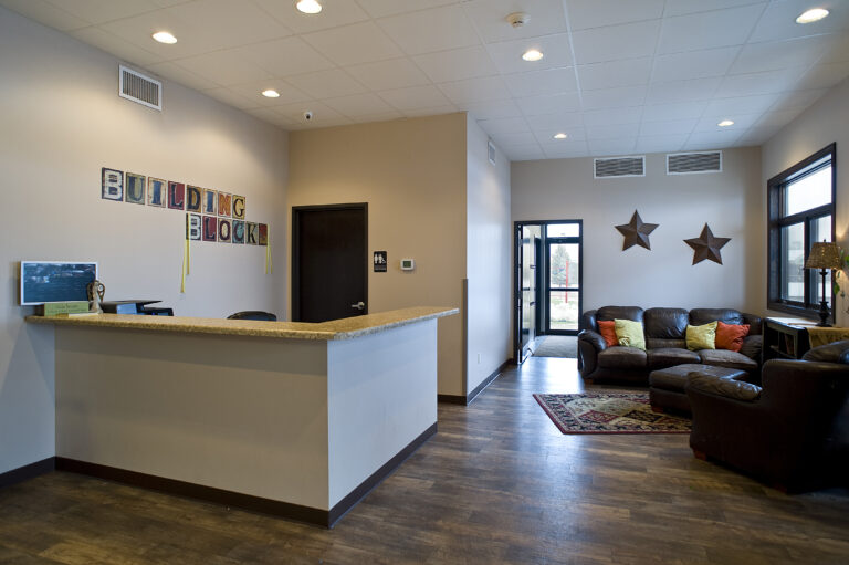 Building Blocks school interior - K-12 educational facility design, Brandon South Dakota