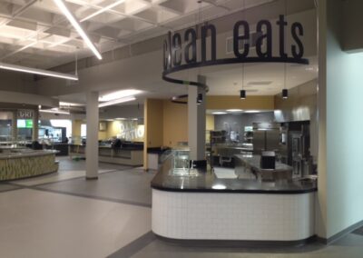 NDSU West Dining Center remodel - university food service facility design