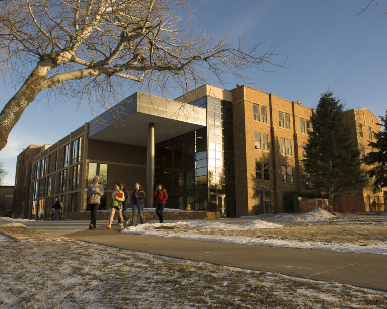 Briar Cliff University Heelan Hall exterior - educational facility renovation design, Sioux City IA