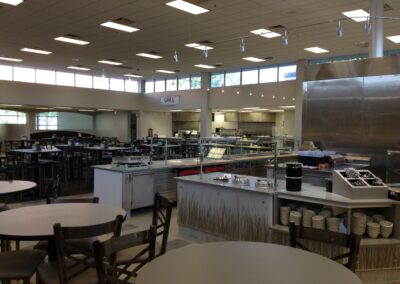 NDSU Dining Center interior renovation - higher education facility design