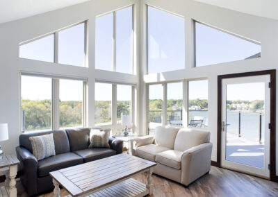 Bayside Condos living room design - multifamily housing architecture, Iowa