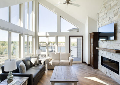 Bayside Condos waterfront elevation - apartment complex design, Iowa