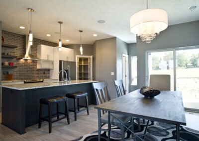 The Residence unit kitchen - housing development design, Sioux Falls South Dakota