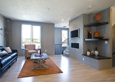 The Residence living area design - residential design, Sioux Falls SD
