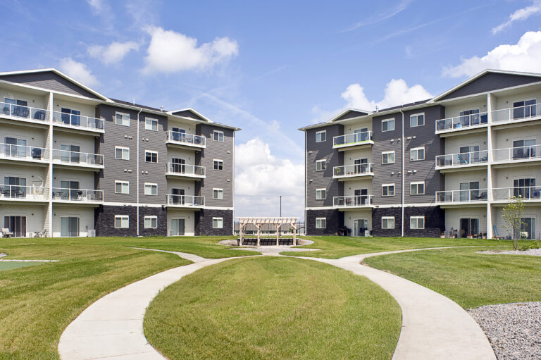 Graystone Apartments exterior - multifamily housing design, Sioux Falls South Dakota