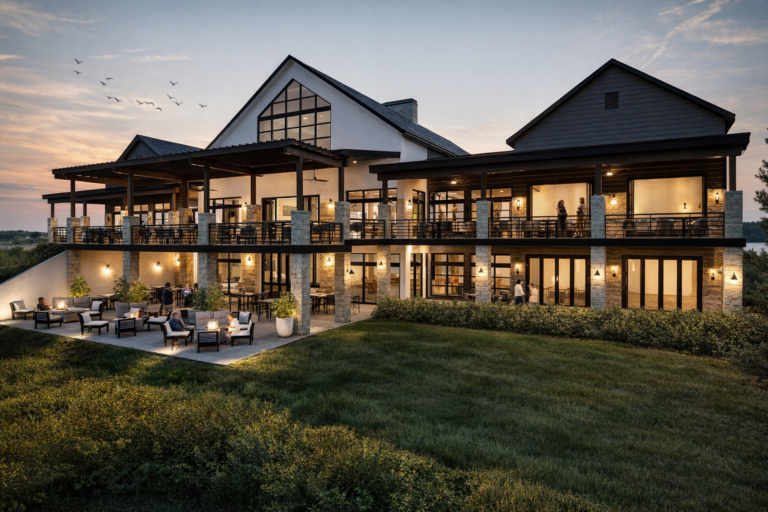 Brookings Country Club architectural rendering - country club architecture and hospitality design, Brookings SD