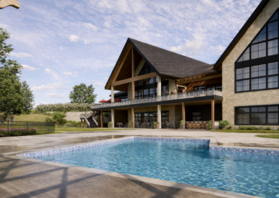 Brookings Country Club aquatic facility rendering - club development and recreation design, Brookings SD