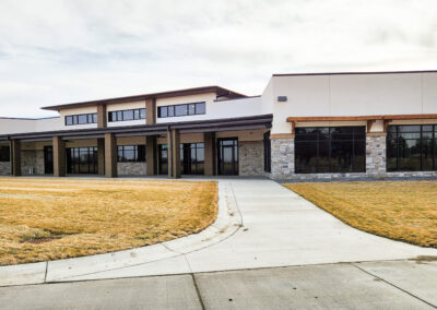 Elmwood Golf Course Clubhouse patio - outdoor hospitality design and private club renovation, Sioux Falls SD