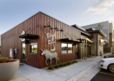 Big Lost Meadery bar area - commercial retail interior design, Sioux Falls SD