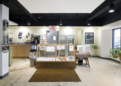 Jitters café interior design - retail commercial renovation, Sioux City IA