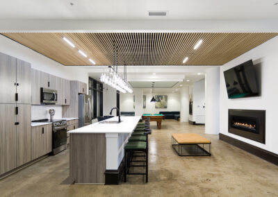 Benson Building renovated interior space - historic building preservation design