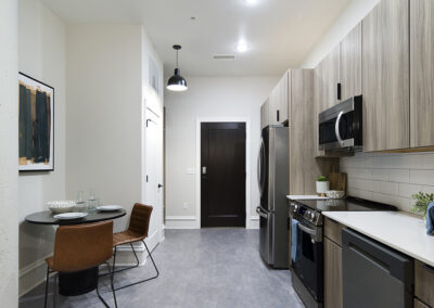 Benson Building suite kitchen - historic building renovation and design