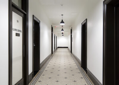 Benson Building hallway interior - historic landmark renovation, Sioux City Iowa